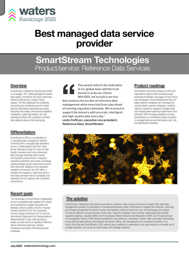 Best managed data service provider | Smartstream